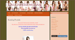 Desktop Screenshot of juallingeriemurah.com